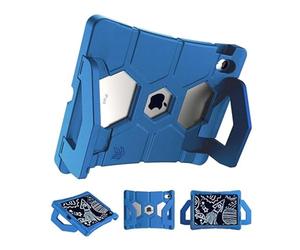 STM Goods Duxling iPad 10th Generation Case for Kids - Ultra-Protective, Two-Handle Design Allows for Easy Carry and Functions as a Multi-Angle Stand (Blue)