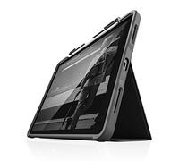 STM Rugged Plus STM-222-287L-01 suitable for iPad Pro protective case 32.8 cm (12.9 inches) (fourth generation in 2020), military specification drop test protection, instant switch off, black
