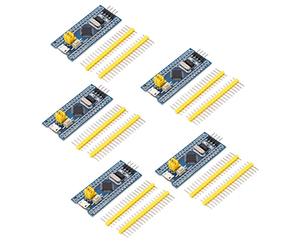 STM32F103C8T6 Minimum System Board Module 40 Pin Learning Development Board with Micro USB Interface High Performance Stable Circuit Design for DIY Electronics Projects 5PCS