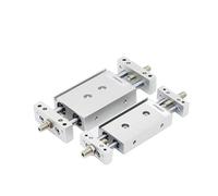 STMB 10 16 20 25mm Double Piston Rod Compressed Air Gas Cylinder Bore Adjustable Stroke Slide(STMB16,150)