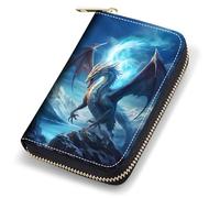 stmedazm Credit Card Holder Wallets for Women, RFID Blocking Small Leather Card Case Wallet with Zipper Accordion Wallets, Python, stm-Card Cases-125