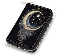 stmedazm Credit Card Holder Wallets for Women, RFID Blocking Small Leather Card Case Wallet with Zipper Accordion Wallets, Python, stm-Card Cases-138