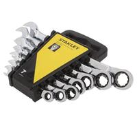 STMT82846-0 wrench set ring-mouth, with ratchet 7pcs. STANLEY