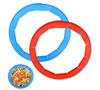 STNRST-IN 2 Pack Adjustable Pie Crust Shield Silicone Bake Crust Protector Reusable Pie Crust Protector Pie Crust Covers for Edges of Pie Kitchen Tool for Baking Pie, Fit 8-11.4 Inch Pies