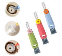 STNRST-IN 3-in-1 Cup Lid Gap Cleaning Brush, Multifunctional Portable Water Bottle Cover Crevice Cleaning Brush, Versatile Crevice Cleaner Tool for Water Bottles Glass Jugs Spouts Lid Tubes
