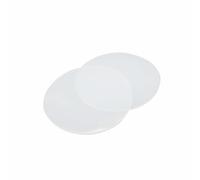 STNYANXD Silicone gasket, Flat washer, 2pcs White Round Silicone Rubber Sheet Flat, Solid Seal Gaskets, Thick 1/2/3mm Shock Absorbing Bearing Round Pads(55MM*2MM)