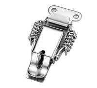STNYANXD Toggle latch，Spring latch， 2pcs DuckMouth Buckle Hook Lock 304 Stainless Steel Spring Loaded Draw Toggle Latch Clamp Clip Hasp Latch Catch Clasp(B,58mm)