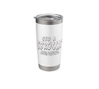 STO A Sbrocca’ - Funny Italian Slang Typography Design Stainless Steel Insulated Tumbler