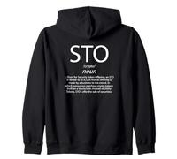 STO Definition Blockchain Crypto Security Token Offering Zip Hoodie