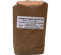 Stoates Stoneground Organic Light Rye Bread Making Flour (2 x 1.5kg) 3kg