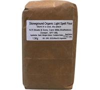 Stoates Stoneground Organic Light Spelt Bread Making Flour (2 x 1.5kg) 3kg