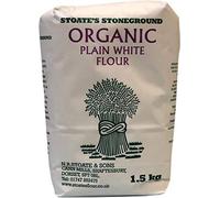 Stoates Stoneground Organic Plain All Purpose Biscuit/Cake Making Flour (1.5kg)