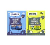 Stoats Blueberry Honey/Apple and Cinnamon Porridge Bar Multipacks (Pack of 2)