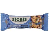 Stoats Blueberry & Honey Porridge Oat Bars, 50g (pack of 18)