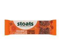 Stoats Orange & Chocolate Porridge Oat Bars - Baked with Scottish Oats, Individually Wrapped, Great for Breakfast or a Quick Snack - Pack of 24 x 42g