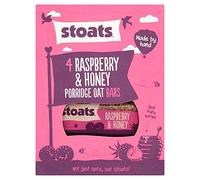Stoats Raspberry & Honey Porridge Oat Bars, 200 g, Pack of 10