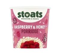 Stoats Raspberry & Honey Porridge Pots 60g (16 Pack)