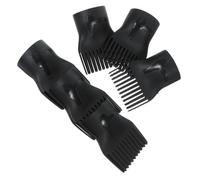 STOBAZA 10 pcs Hair Dryer Attachment Comb Plastic Diffuser Nozzle for Hair Styling High Temperature Resistant Blow Dryer Part Fit for Home and Salon Use Lightweight and Easy to Install