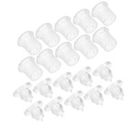 STOBAZA 10 Set Acrylic Furniture Headboard Tacks with Screw Nut, High Transparency and Easy Installation, Sl esign for Wall Hanging and Exhibitions