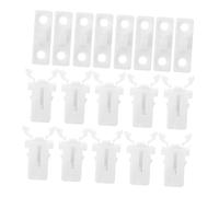 STOBAZA 10 Sets Trash Lock Bin Lid Replacement Latches Abs Iron Press Buckles for Touch-top Garbage Can Lid Security Reliable Switch Lock Buckles for Home and Outdoor Use