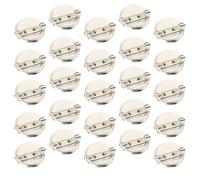 STOBAZA 100 Pcs Brooch Badge Pin DIY Brooch Base Accessories Set Creative Classic Elegant Alloy Stainless Steel Smooth Surface Lightweight for Friends Wife Birthday