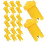 STOBAZA 100pcs Anti-blocking Eyelash Glue Bottle Pins Stainless Steel Lash Extension Supplies Precision Nozzle Replacement Needles for Eyelash Adhesive Bottles Easy-use Lash Bond Seal