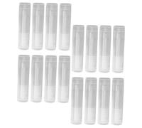 STOBAZA 100Pcs Clear Empty Lip Gloss Tubes Refillable Lip Balm Containers Portable Travel-friendly DIY Lipstick Storage Tubes with Design for Makeup Bags