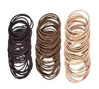 STOBAZA 100pcs Elastic Hair Scrunchies Nylon Hair Bands High Elastic for Most People Suitable for Outdoor Events and Work