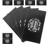 STOBAZA 100pcs Pretty Stickers Featuring Delicate Thank-Themed Self-Adhesive Paper Sealing Label Stickers, for Packaging, Shopping Bags, and Small Shops with Easy to Tear Off Functionality