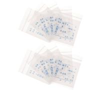 STOBAZA 100pcs Travel Medicine Bag with 100 Small Writable Plastic Pill Pouches, Tight Seal Medication Bag for Organising Pills and Preventing Missed Doses, Portable Small Medicine