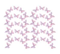 STOBAZA 100pcs Tulle Butterfly Clips Rhinestone Butterfly Hair Clips for Christmas Costume Bag Double Layer for Women and Teens