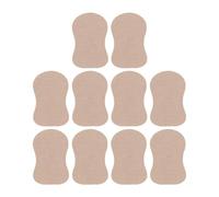 STOBAZA 10pcs Armpit Sweat Pads for Adults Summer Use, Cotton Material Close Fit to Skin and Good Adhesion, Invisible Sweat Absorbing Stickers to Keep Underarms Dry and Comfortable