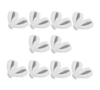 STOBAZA 10pcs Bunny Ear Hairpin Making Accessories Adorable Rabbit Ear DIY Hair Clips Decor for Creative Projects and Craft Enthusiasts
