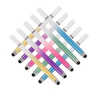 STOBAZA 10pcs Dual-ended Gradient Color Stylus Pens for Touch Screens Lightweight Capacitive Pens with High Precision and Ergonomic Design for Tablets and Smartphones