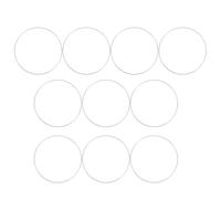 STOBAZA 10pcs Galvanized Iron Metal Hoops for Crafts Dreamcatcher Rings with Smooth Polished Surface for Macrame DIY Wedding Floral Wall Hanging Art Projects