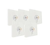 STOBAZA 10pcs Invisible Non-Trace Picture Hanging Kit Acrylic Hooks for Cement and Whitewashed Walls, Multi-Purpose Hardwall Drywall Picture Hooks Supporting Over 5kg Load Weight