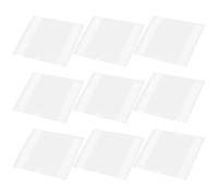 STOBAZA 10pcs Lottery Ticket Holder Document Storage Bags 12x10cm Horizontal Plastic File Folders Document Organizer for Office and Home Filing