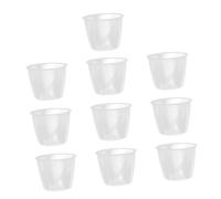 STOBAZA 10pcs Measuring Cup Plastic Measuring Beaker Rice Cup Replacement Pp Transparent re-usable
