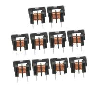 STOBAZA 10pcs Mode Inductor Filter Pitch Leaded Power Inductors with High Capacity and Low Magnetic Leakage for Electronic Devices