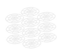 STOBAZA 10pcs Plastic Press Plate Set with Fermentation Airlock for Vegetable Press and Kitchen Fermentation Tool, Portable Size and Multifunctional Design for Home Kitchens