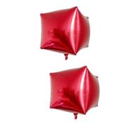 STOBAZA 10pcs Rose Gold Aluminum Film Balloons for Birthday Parties and Festivals Unique Square Shape Party Supplies for Boys and Girls Celebrations