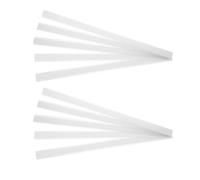 STOBAZA 10pcs Self Adhesive Labels for Shelves, Plastic Storage Shelf Labels with High Transparency and Wearresistant Features, Suitable for Metal Racks in Grocery Stores and Bookstores