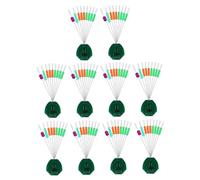 STOBAZA 10pcs Silicone Fishing Stoppers Float Bobber Line Stops Fishing Cord Stoppers for Carp and Freshwater Angling Medium Size Multi-Color Accessories for River and Lake