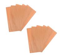 STOBAZA 10pcs Spanish Cedar Humidor Dividers for Cigar Storage, Rectangle Wood Sheets Preventing Leaf Damage and Resisting Deformation, for Desktop Display Scenarios