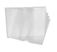 STOBAZA 10pcs Transparent Book Protective Covers Clear Sleeves Textbook Shields for Hardcover Notebooks with Tear-Resistant Material