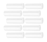 STOBAZA 10pcs White Polystyrene Foam Tubes Lightweight Craft Rods for DIY Floral Arrangements and Wreaths Modeling Material for Indoor Outdoor Holiday Decorations