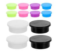 STOBAZA 12pcs 5ml Glass Vial Protective Caps for Peptides Vials and Glass Bottles, Tpr Material Secure Sealing and Easy-to-clean Features, Leak-proof Dust-resistant Lids for Home Use