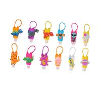 STOBAZA 12pcs Cartoon Silicone Sleeve Bottle Empty Lotion Bottles for Travel Makeup Subpackaging