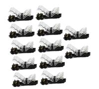 STOBAZA 12pcs Pin Wire Connectors Type Compact Quick Splicing Terminal Blocks for Low Voltage Wiring Safe Arc Resistant Electrical Connections