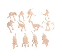 STOBAZA 12pcs Plastic Dinosaur Skeleton Model Educational for Sandbox Play and Party Decorations Precise Craftsmanship Safe Dinosaur Figures for Creative Learning and Decor